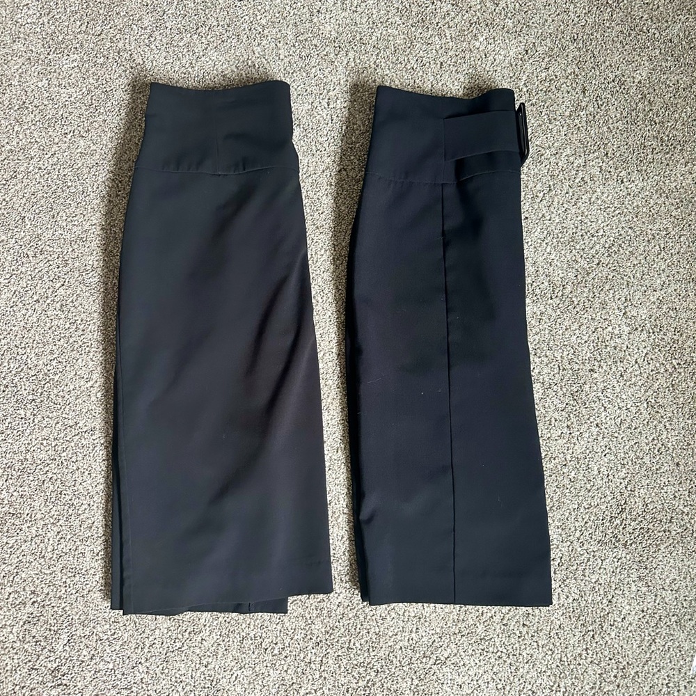 Worthington black straight pencil shirts size 12 a14